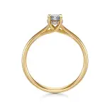 Pierścionek zaręczynowy złoty z diamentem AJPZ_100